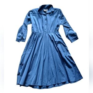 Vintage Blue Women's Dress